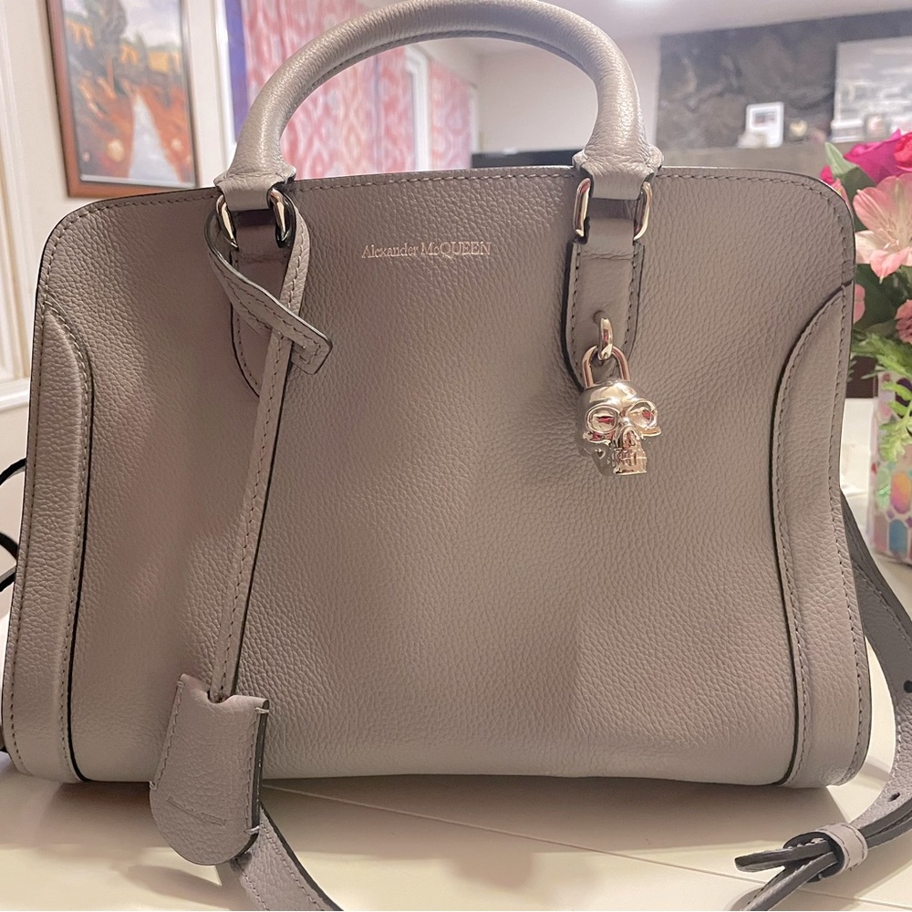Alexander McQueen gray purse